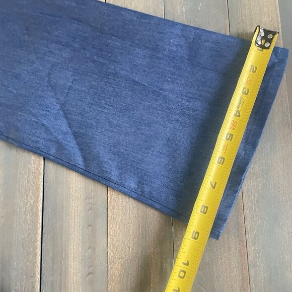 Mishca Blue Long Sleeve Shirt Dress w/Belt & Turquoise Ornate Buttons Size 8(MM) - Picture 6 of 9